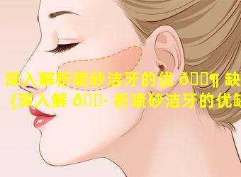 深入解析喷砂洁牙的优 🐶 缺点(深入解 🌷 析喷砂洁牙的优缺点是什么)